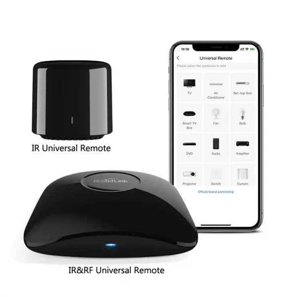 Broadlink RM4 Pro / RM4C Mini Universele IR RF Remote Control Afstandsbediening Compatibel Alexa Google Assistent For Ac