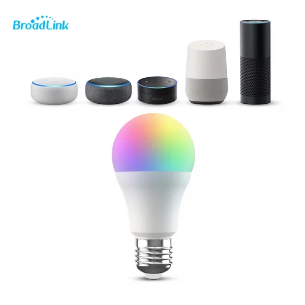 BroadLink LB26 110V Smart Wi-Fi Dimmer RGB LED Bulb works with Google home Aleax IFTTT - Image 2