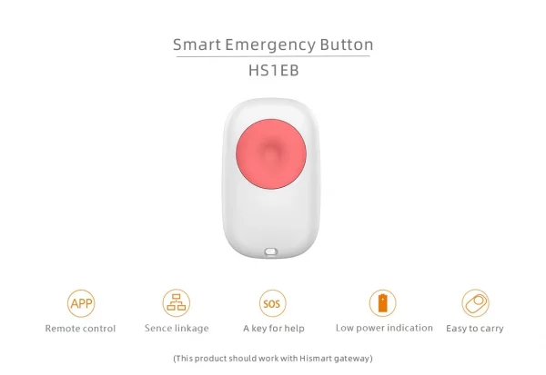 Zigbee 3.0 SOS Emergency Button Panic Button Compatible With Zigbee3.0 Hub/Gateway - Image 5