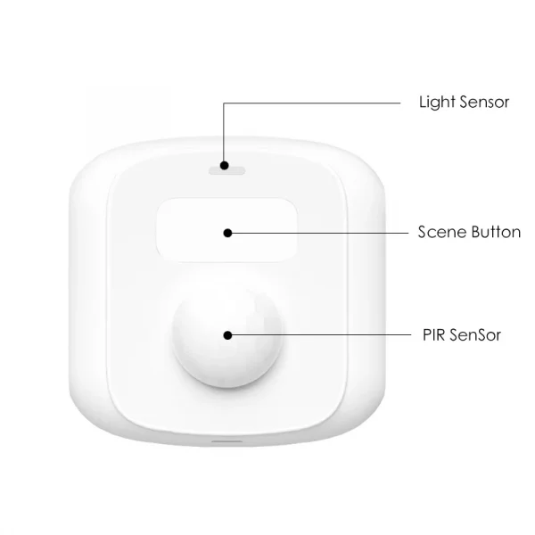 Tuya WiFi Zigbee Human Motion Sensor Smart Home PIR Motion Sensor Detector With Light Sensor Scene Switch Function Smart LIfe - Image 6