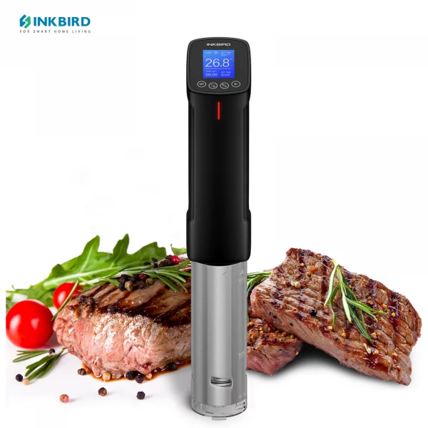 INKBIRD 1st Generation Wireless Sous Vide 1000W Home Kitchen Wifi Culinary Cooker with Precise Temperature and Timer ISV-100W