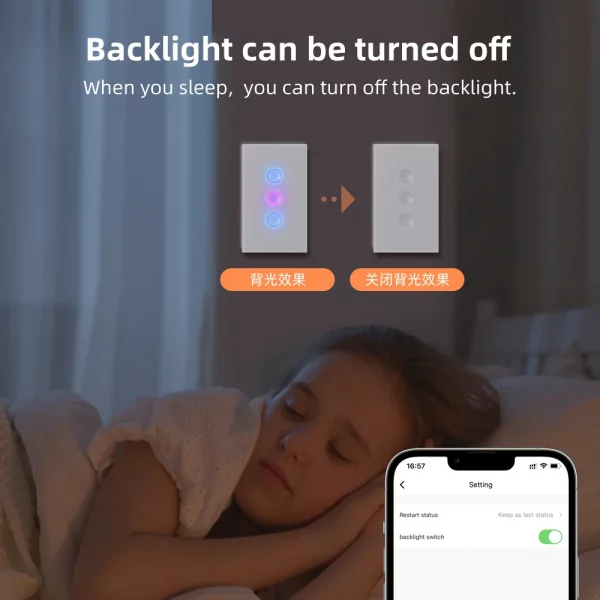 AVATTO Tuya Zigbee Smart Light Switch,Groove Design Touch Button,Smart Life APP Remote Control,Work With Alexa Google Home - Image 3