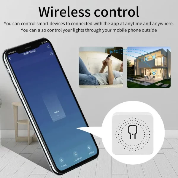 16A/20A WiFi Mini Smart Switch Module 2-way Control Cozy Life APP Remote Control for Alexa Google Home Automation Voice Control - Image 3