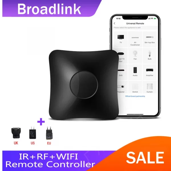 Broadlink RM4 pro IR RF wifi UNIVERSAL REMOTE Smart Home Automation works with Alexa and Google Home