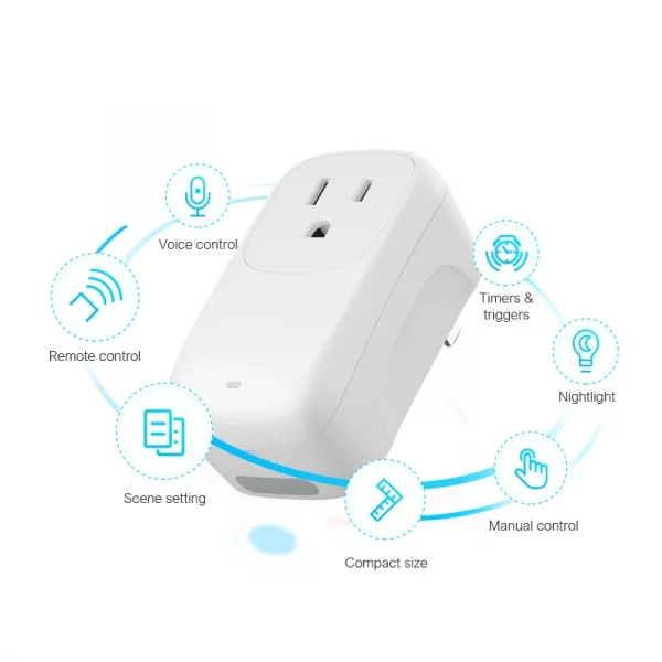 BroadLink SP4L US smart socket wi-fi remote control smart plug wifi socket us smart sockets wifi Works with Alexa and Google - Image 2