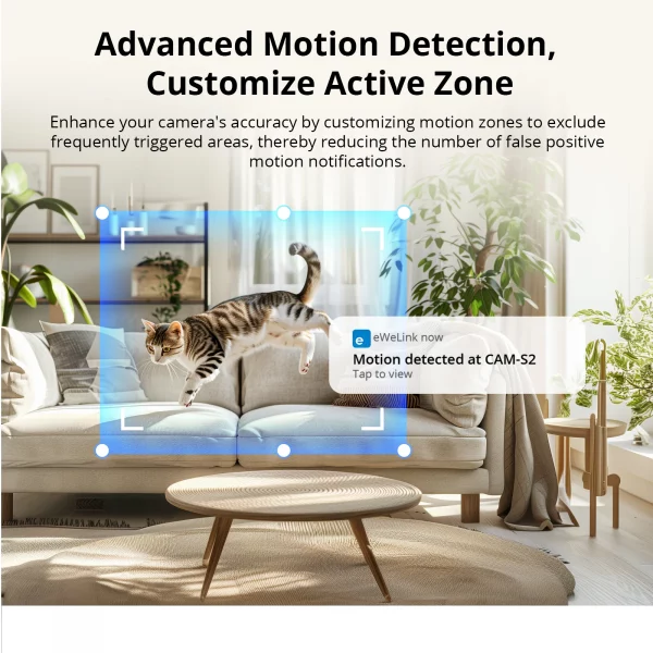 SONOFF CAM Slim Gen2 WiFi Smart Home Security Camera 1080P HD Motion Detection Two-way Audio Night Vision Support Alexa Google - Image 2