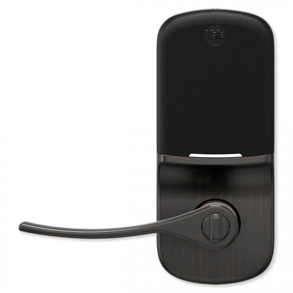 Yale Z-Wave Plus Assure Push Button Keypad Lever Lock, Oil Rubbed Bronze